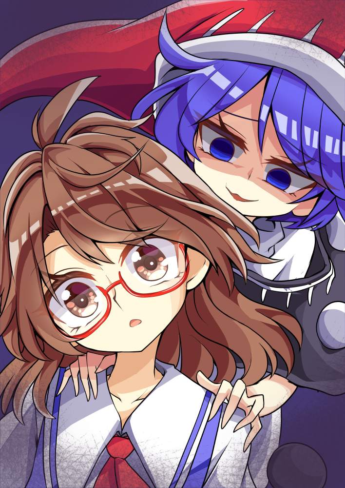 doremy sweet and usami sumireko (touhou) drawn by keyaki_chimaki