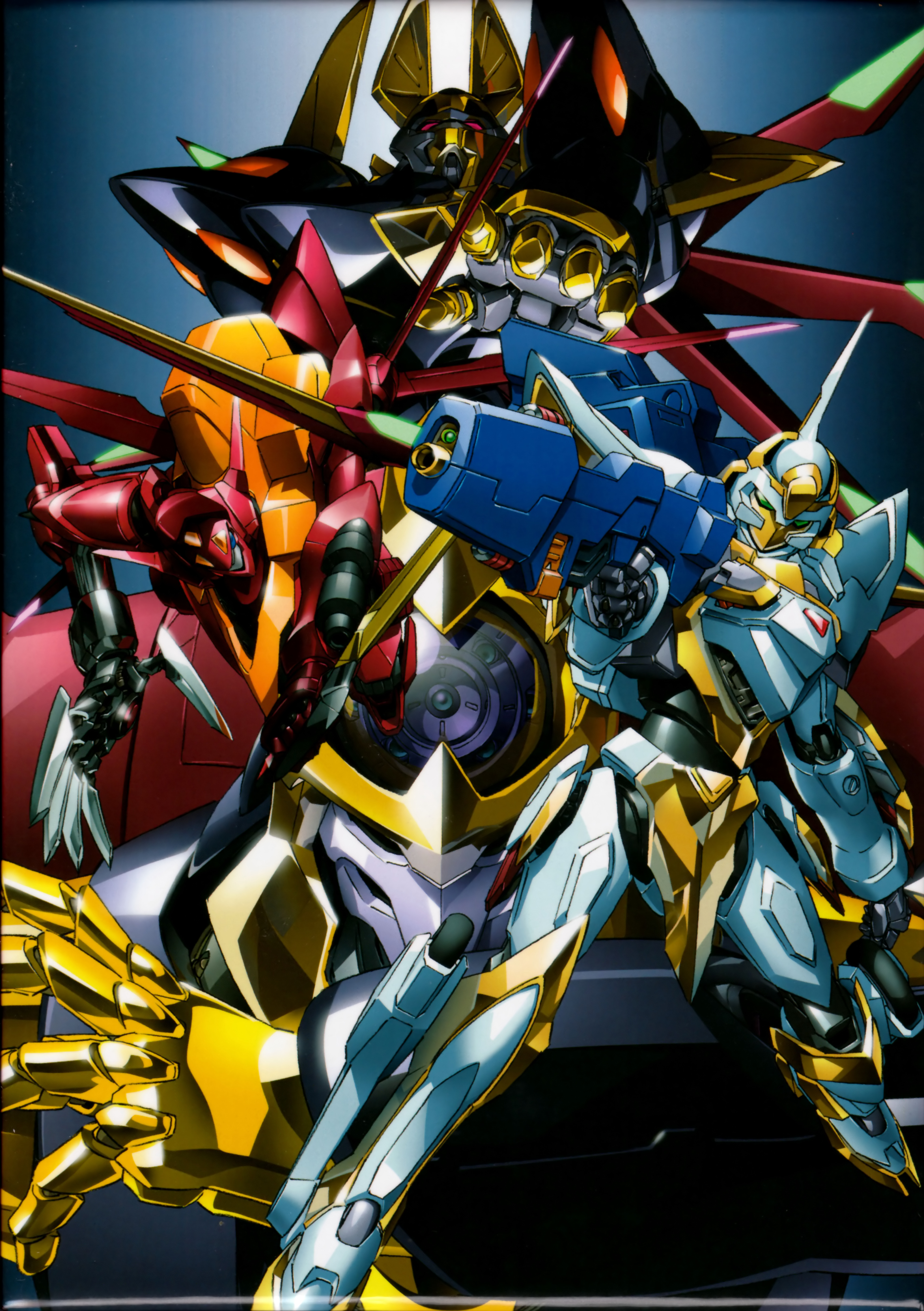 Guren Nishiki Lancelot Gawain Shinkirou And Guren Kashou Shiki Code Geass Drawn By Nakada Eiji Danbooru Guren Nishiki Lancelot Gawain Shinkirou And Guren Kashou Shiki Code Geass Drawn By Nakada Eiji Danbooru