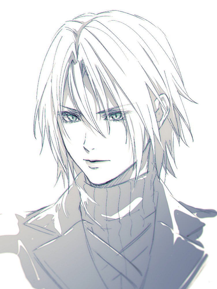 sephiroth (final fantasy and 2 more) drawn by morumoru_(kuromrmr)