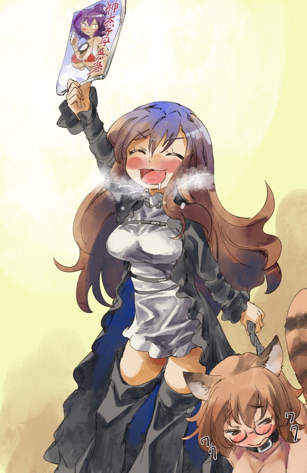hijiri byakuren, yasaka kanako, and futatsuiwa mamizou (touhou) drawn by yohane