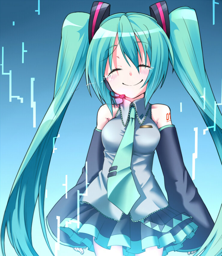 hatsune miku (vocaloid) drawn by eto_(ikumika) and velpaw
