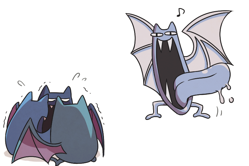 golbat (pokemon and 4 more) drawn by ssalbulre