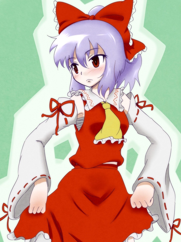 hakurei reimu and watatsuki no yorihime (touhou) drawn by konokiya