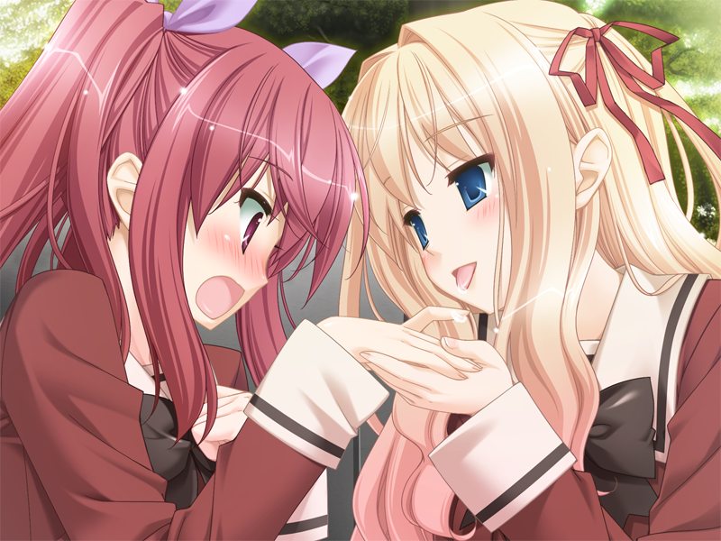 oda nanami and matsubara yuuna (sono hanabira ni kuchizuke wo) drawn by kani_biimu