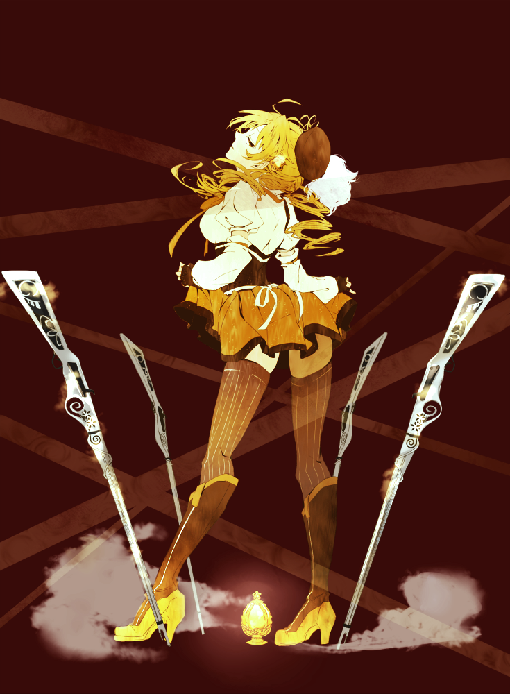 tomoe mami (mahou shoujo madoka magica) drawn by y_(hellenism)