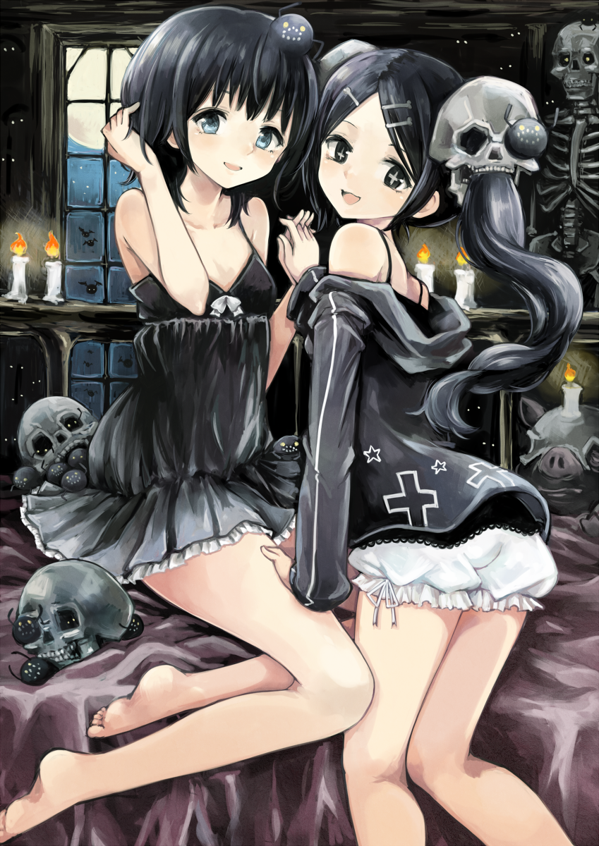 yami shoujo and honest (original) drawn by morina_nao