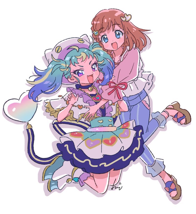 myamu and hibino matsuri (pretty series and 1 more) drawn by rituyama1