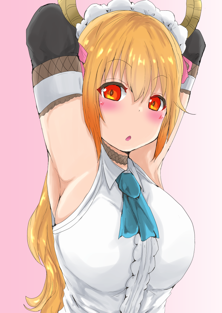 tohru (kobayashi-san chi no maidragon) drawn by tanufude