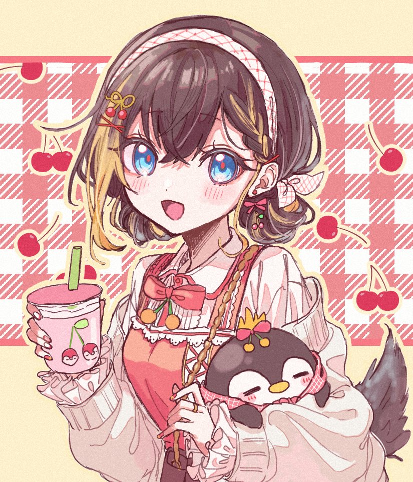 petra gurin and pentomo (nijisanji and 1 more) drawn by miritenoru