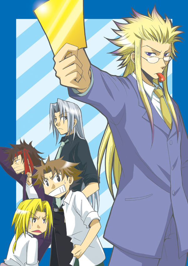 sephiroth, zidane tribal, bartz klauser, jecht, and emperor (final fantasy and 6 more) drawn by beshiexe