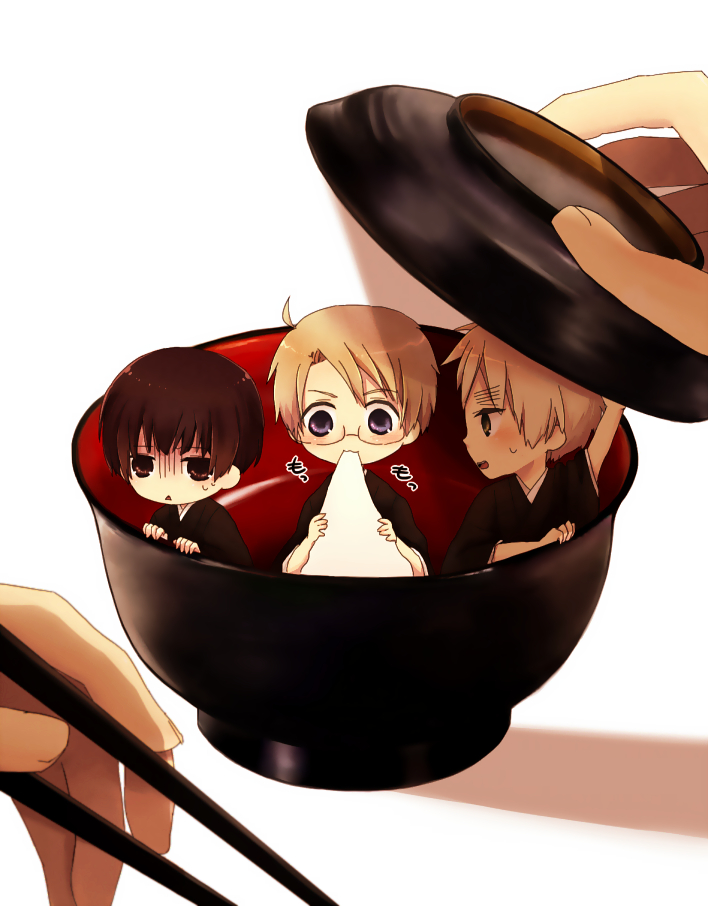 america, united kingdom, and japan (axis powers hetalia) drawn by nanasekayu