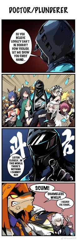 doctor, amiya, texas, exusiai, ch'en, and 8 more (arknights)