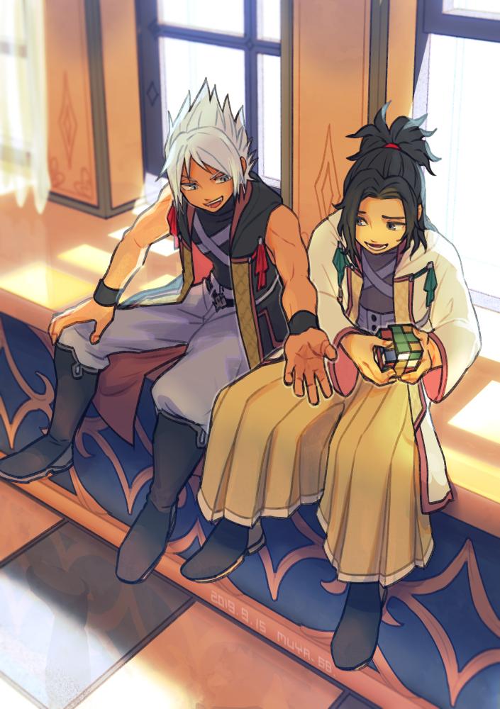master xehanort and eraqus (kingdom hearts) drawn by skyloop19