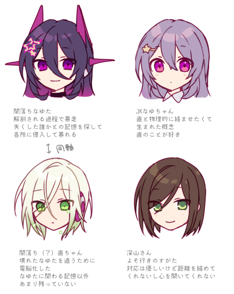 nayuta and nao (original) drawn by hijiri_(resetter)
