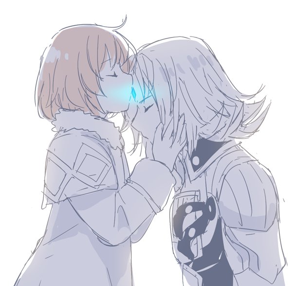 lora and jin (xenoblade chronicles and 2 more) drawn by mizuki_riko