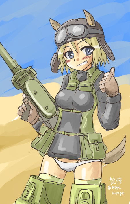 marilyn (world witches series and 1 more) drawn by higezamurai_(kurage_gunsou)