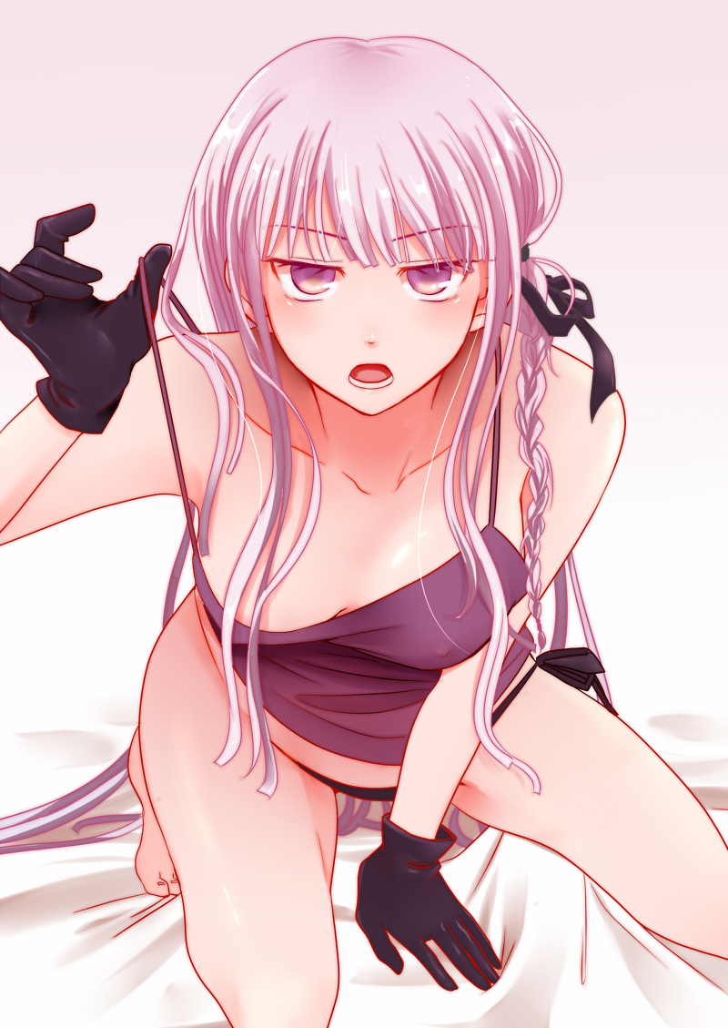 kirigiri kyoko (danganronpa and 1 more) drawn by sketti