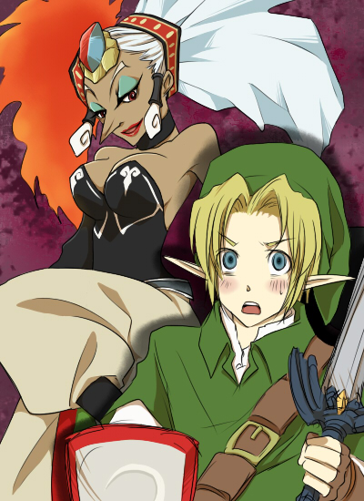 link and twinrova (the legend of zelda and 1 more)