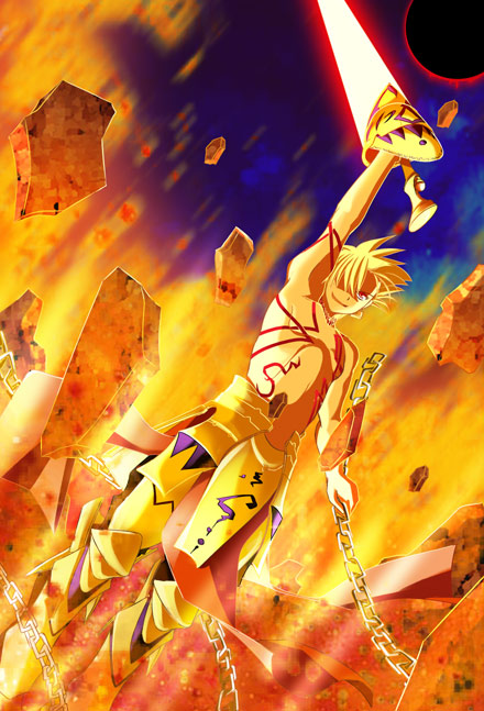 gilgamesh (fate and 1 more) drawn by yuuji_overall