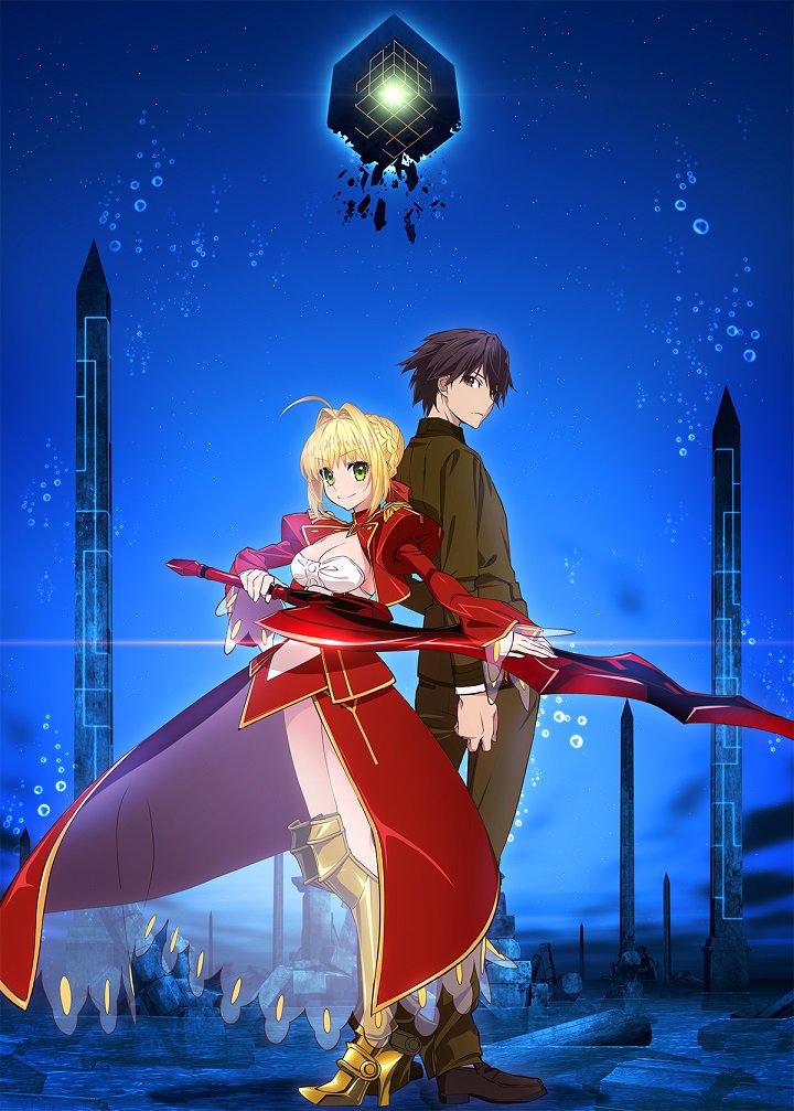 nero claudius and kishinami hakuno (fate and 2 more) drawn by takiyama_masaaki and yamamura_hiroki
