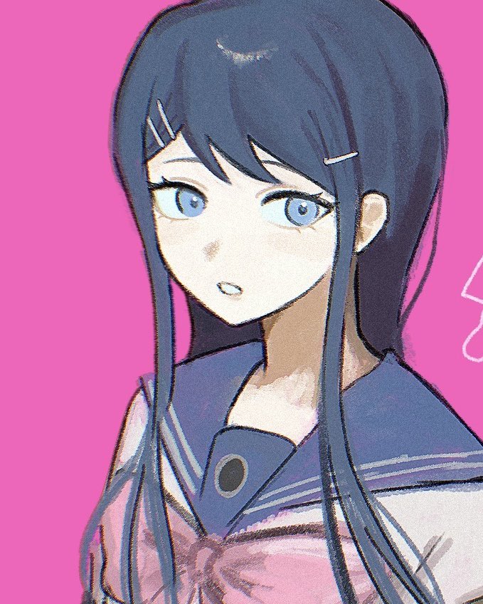 maizono sayaka (danganronpa and 1 more) drawn by issho_waratte_ikiru