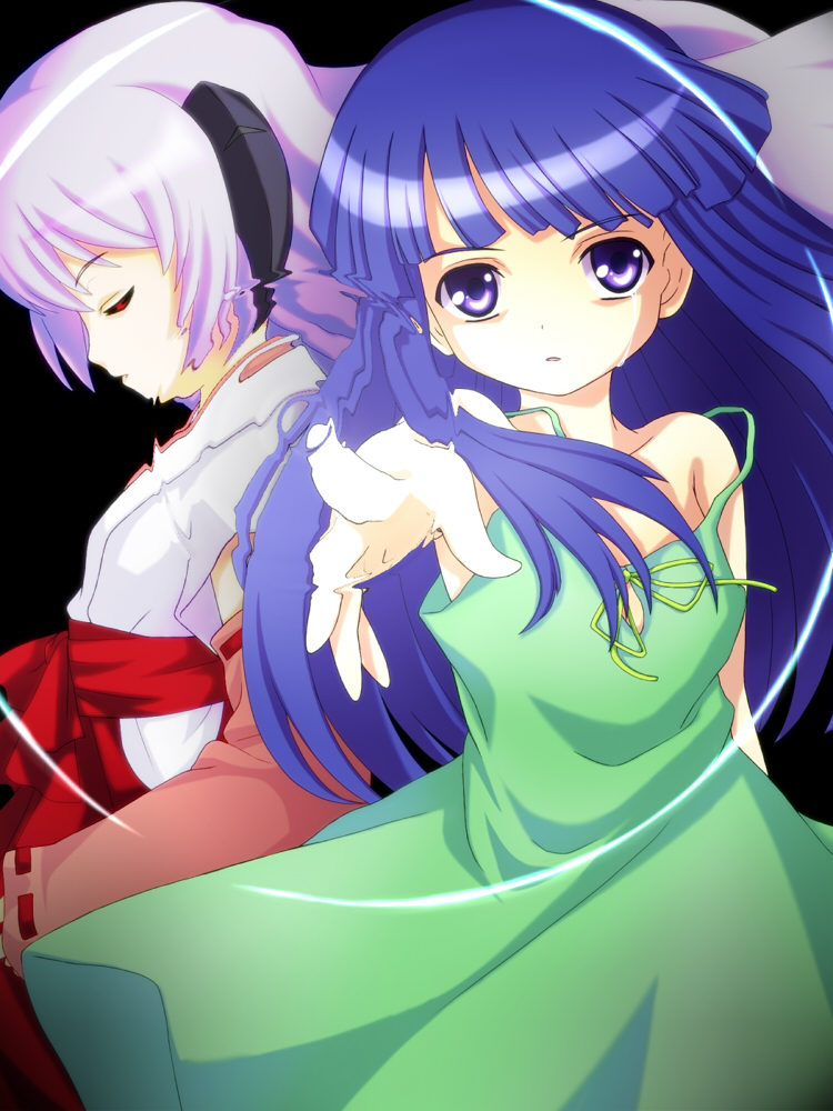 furude rika and hanyuu (toaru majutsu no index and 2 more) drawn by hiyoko_kamen