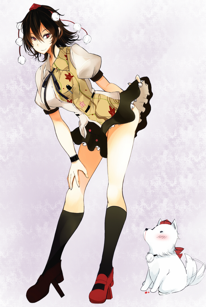 shameimaru aya and inubashiri momiji (touhou) drawn by takaharu