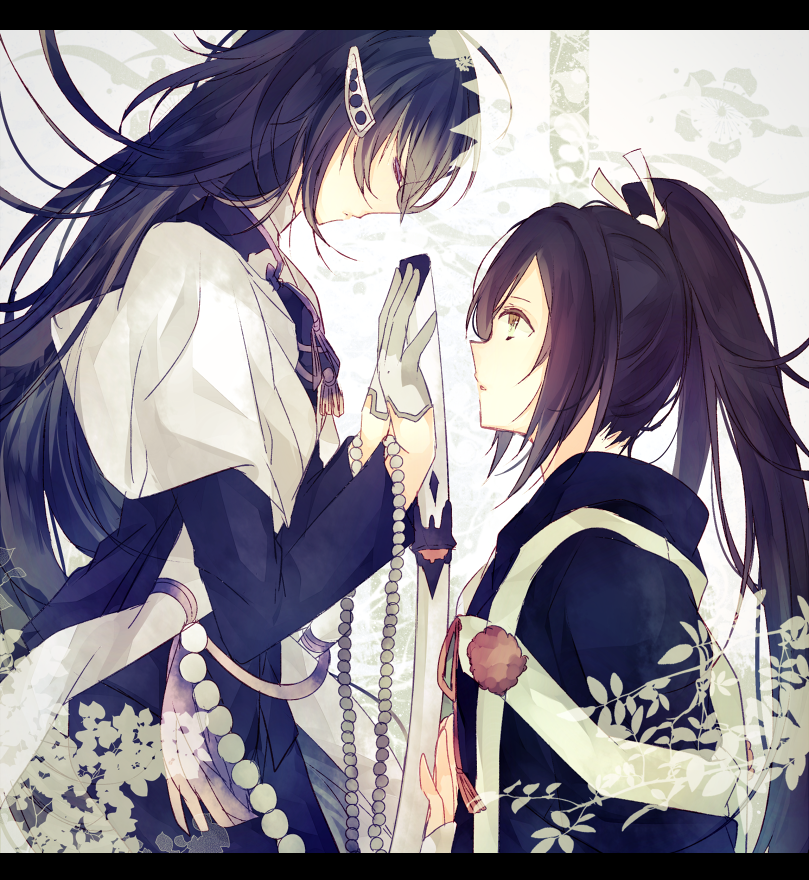juzumaru tsunetsugu and suzukake (touken ranbu and 1 more) drawn by chisato_(chisato_sugar)