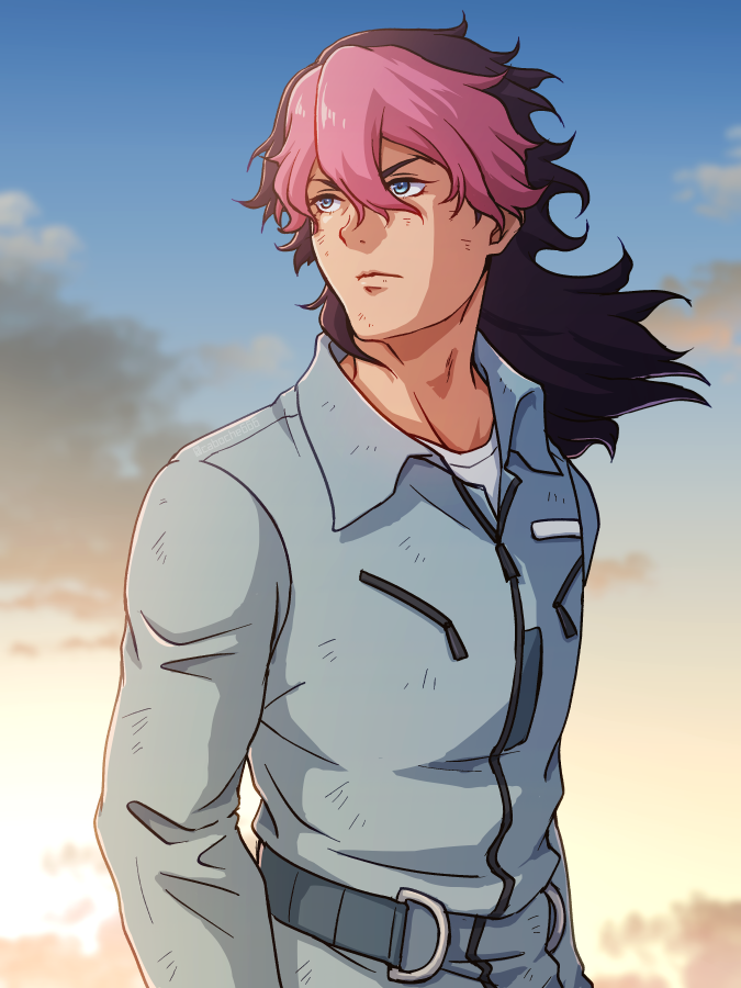guel jeturk (gundam and 1 more) drawn by cabbage666
