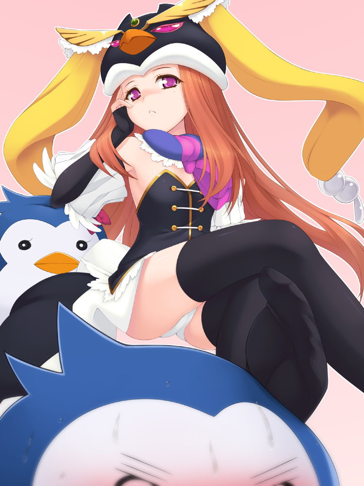 takakura himari, princess of the crystal, and penguin 3-gou (mawaru penguindrum) drawn by orange_(satsurikukuma)