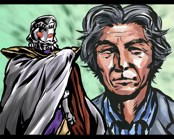 koizumi jun'ichirou and ultraman king (ultra series and 3 more) drawn by kurii_chasuke