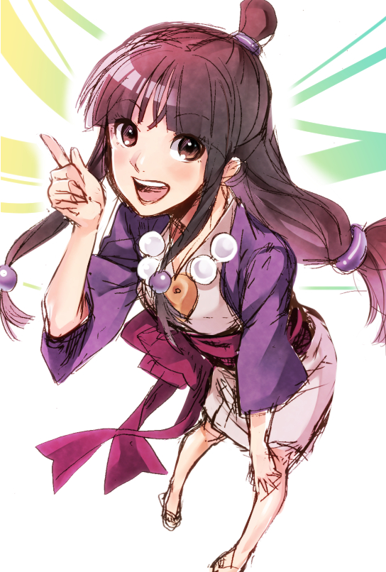 maya fey (ace attorney) drawn by kat_(bu-kunn)