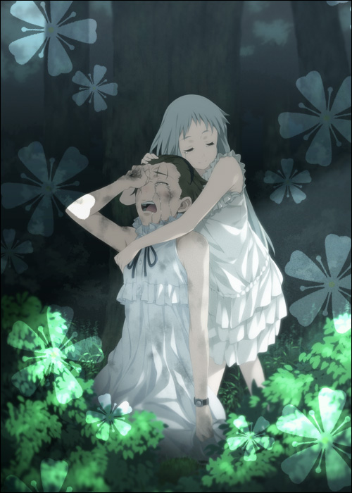 honma meiko and matsuyuki atsumu (ano hi mita hana no namae wo bokutachi wa mada shiranai.) drawn by mizuki_makoto