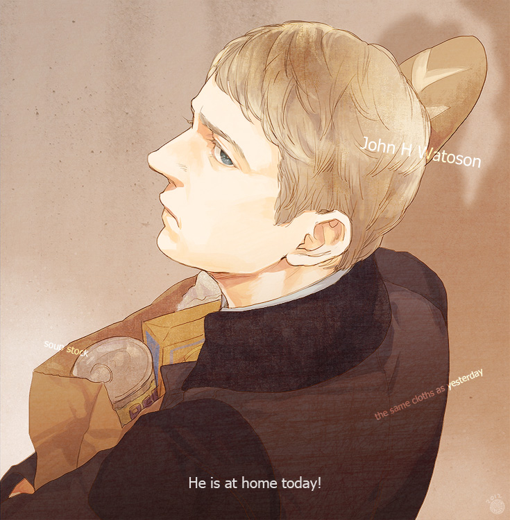 john hamish watson (the adventures of sherlock holmes and 1 more) drawn by suzuki_tsuta