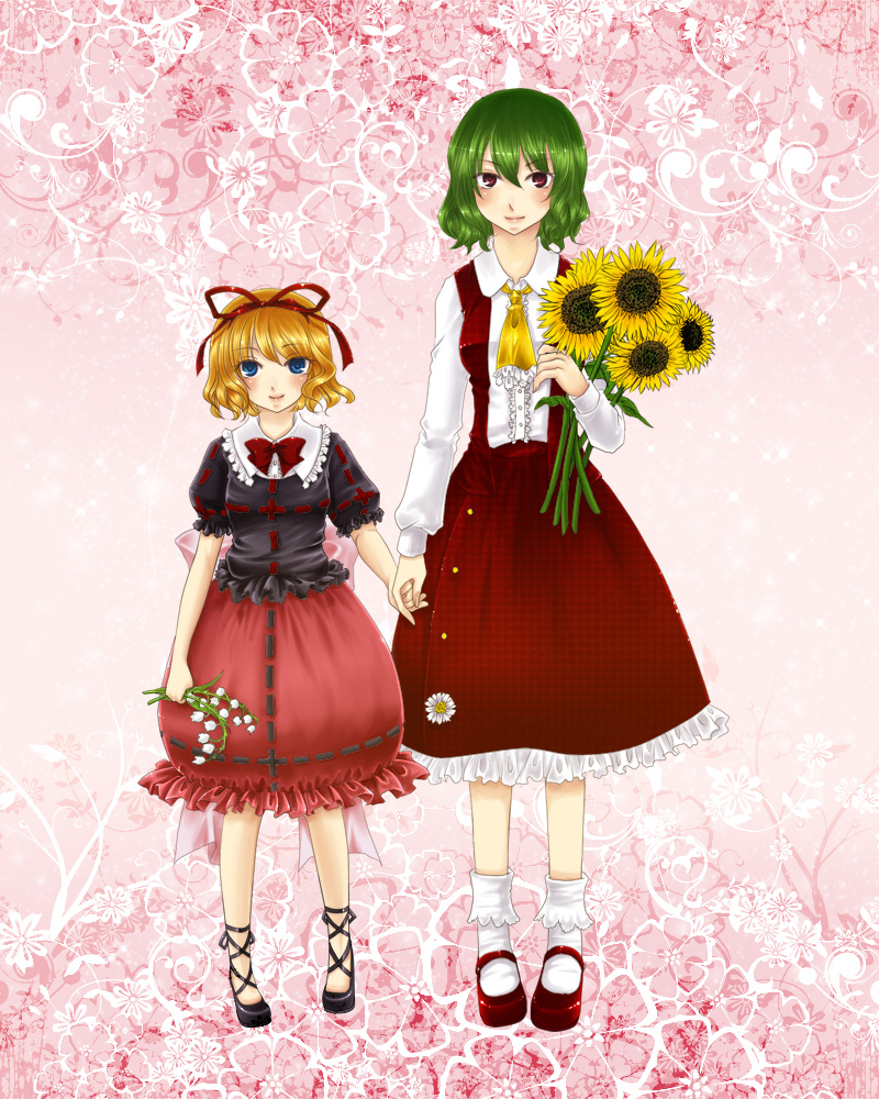 kazami yuuka and medicine melancholy (touhou) drawn by geike