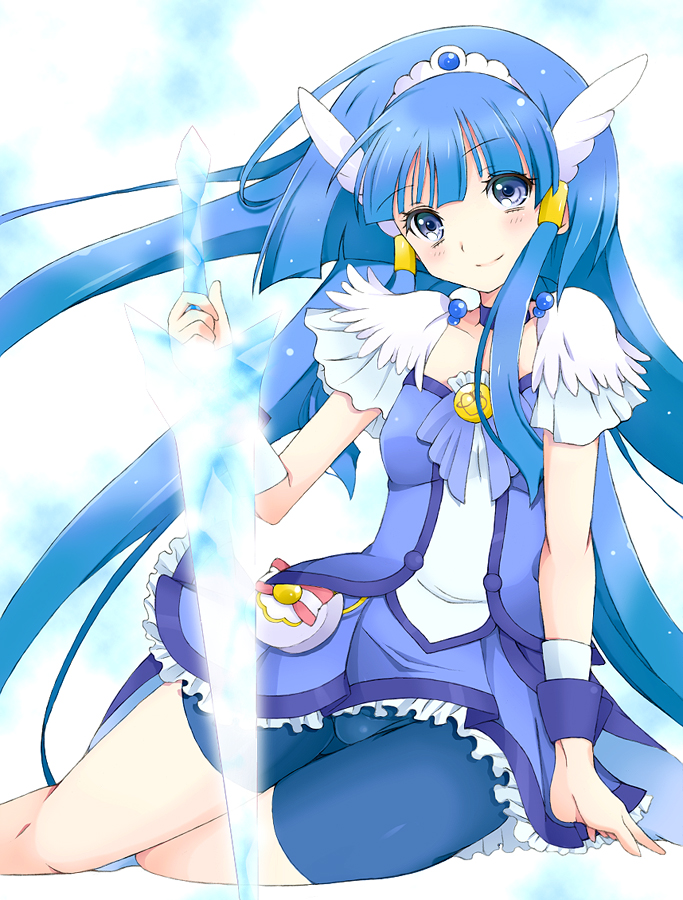 aoki reika and cure beauty (precure and 1 more) drawn by kannagi_kaname