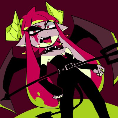 inkling player character and inkling girl (splatoon and 1 more) drawn by nana_(raiupika)