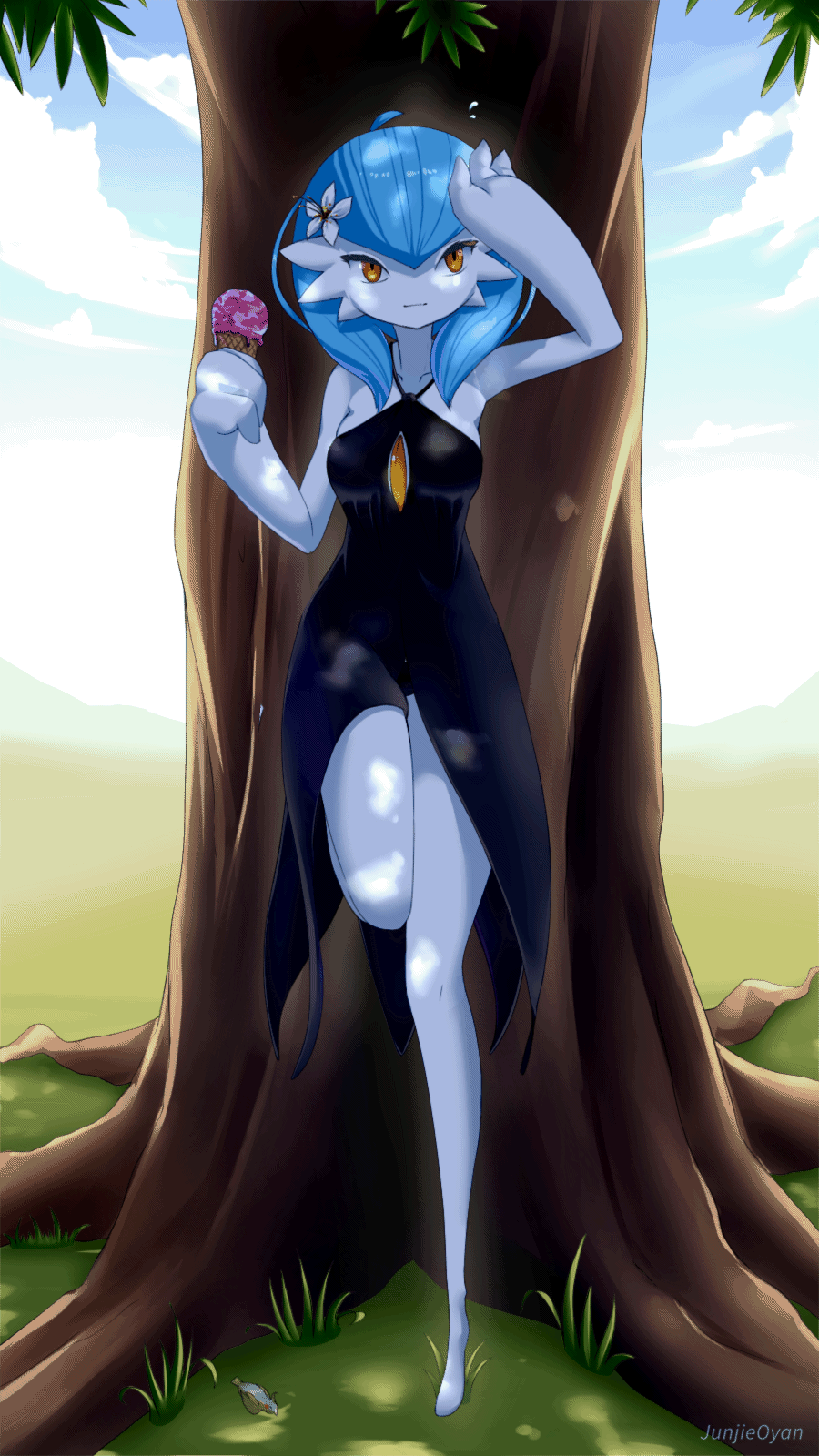 gardevoir (pokemon) drawn by junjie-oyan