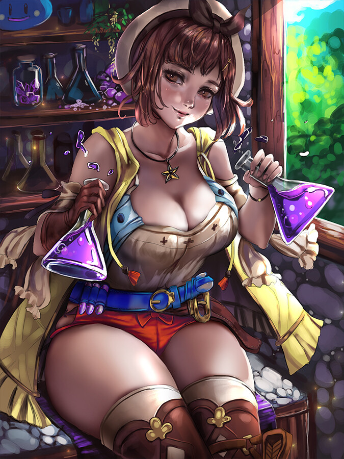 reisalin stout (atelier and 2 more) drawn by emerald-weapon