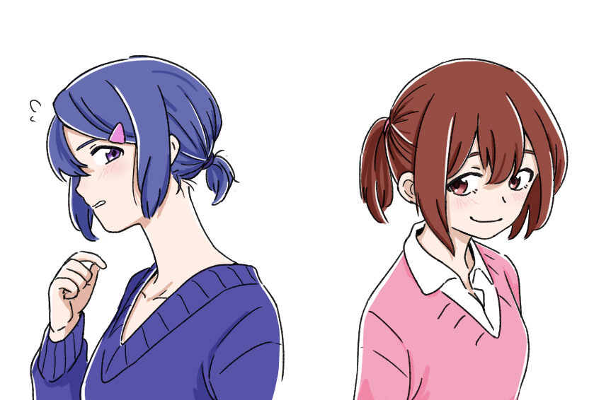 kogoori natsumi and niimura haruka (shigatsu youka) drawn by juunin_toiro_(zhizhi8059)