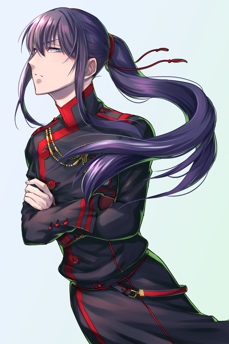 kanda yuu (d.gray-man) drawn by soraao0322
