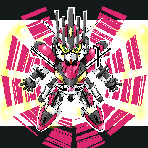 kamen rider decade (gundam and 3 more) drawn by kwg_(gigandou)
