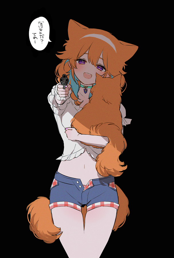 takanashi kiara and chonkers (hololive and 1 more) drawn by mamaloni