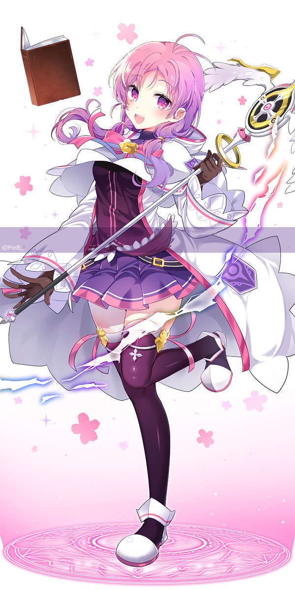 aisha landar and elemental master (elsword) drawn by pinb