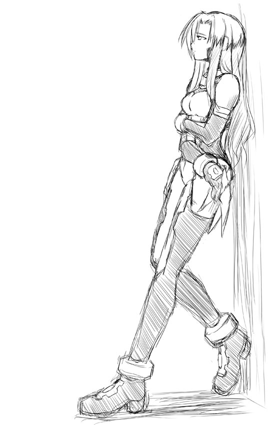 due (lyrical nanoha and 1 more) drawn by yuuka_(o.t.kingdom)