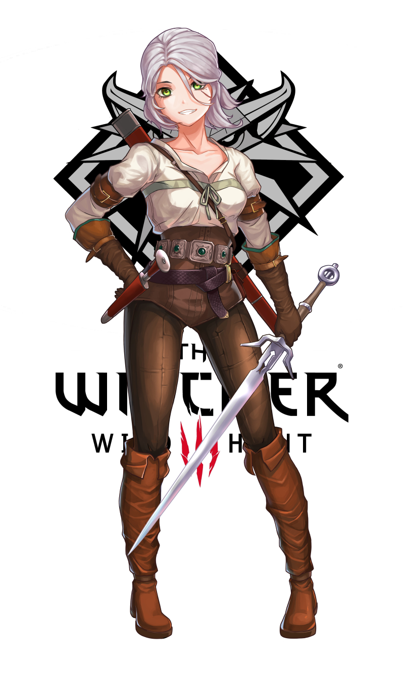 ciri (the witcher and 1 more) drawn by 01314
