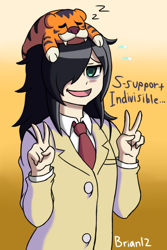 kuroki tomoko and razmi (watashi ga motenai no wa dou kangaetemo omaera ga warui! and 1 more) drawn by brian_libunao