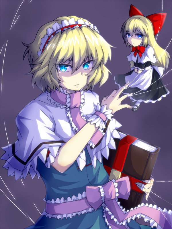 alice margatroid and shanghai doll (touhou) drawn by nonopomu