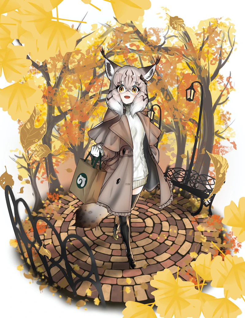 eurasian lynx (kemono friends) drawn by nan_okitsune
