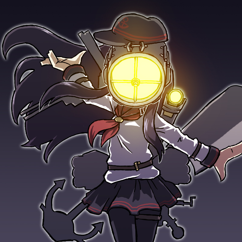 akatsuki and movie thief (kantai collection and 1 more) drawn by o_imotarou